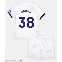 Tottenham Hotspur Destiny Udogie #38 Thuis tenue Kids 2023-24 Korte Mouwen (+ broek)