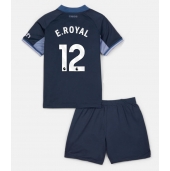 Tottenham Hotspur Emerson Royal #12 Uit tenue Kids 2023-24 Korte Mouwen (+ broek)