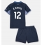 Tottenham Hotspur Emerson Royal #12 Uit tenue Kids 2023-24 Korte Mouwen (+ broek)