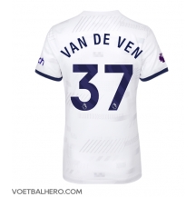 Tottenham Hotspur Micky van de Ven #37 Thuis tenue Dames 2023-24 Korte Mouwen