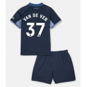 Tottenham Hotspur Micky van de Ven #37 Uit tenue Kids 2023-24 Korte Mouwen (+ broek)