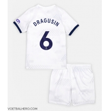 Tottenham Hotspur Radu Dragusin #6 Thuis tenue Kids 2023-24 Korte Mouwen (+ broek)