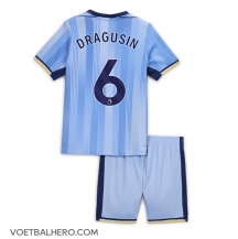 Tottenham Hotspur Radu Dragusin #6 Uit tenue Kids 2024-25 Korte Mouwen (+ broek)