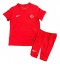 Turkey Uit tenue Kids EK 2024 Korte Mouwen (+ broek)