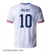 Verenigde Staten Christian Pulisic #10 Thuis tenue Copa America 2024 Korte Mouwen