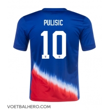 Verenigde Staten Christian Pulisic #10 Uit tenue Copa America 2024 Korte Mouwen