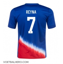 Verenigde Staten Giovanni Reyna #7 Uit tenue Copa America 2024 Korte Mouwen