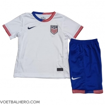 Verenigde Staten Thuis tenue Kids Copa America 2024 Korte Mouwen (+ broek)