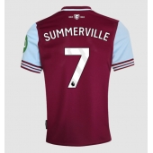 West Ham United Crysencio Summerville #7 Thuis tenue 2024-25 Korte Mouwen