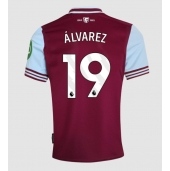 West Ham United Edson Alvarez #19 Thuis tenue 2024-25 Korte Mouwen