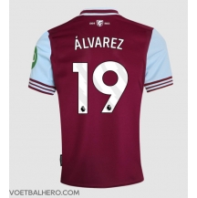 West Ham United Edson Alvarez #19 Thuis tenue 2024-25 Korte Mouwen