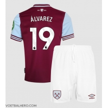 West Ham United Edson Alvarez #19 Thuis tenue Kids 2024-25 Korte Mouwen (+ broek)