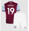 West Ham United Edson Alvarez #19 Thuis tenue Kids 2024-25 Korte Mouwen (+ broek)