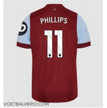 West Ham United Kalvin Phillips #11 Thuis tenue 2023-24 Korte Mouwen