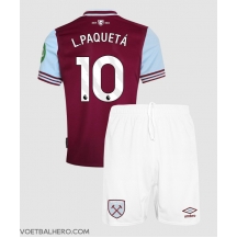 West Ham United Lucas Paqueta #10 Thuis tenue Kids 2024-25 Korte Mouwen (+ broek)