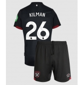 West Ham United Max Kilman #26 Uit tenue Kids 2024-25 Korte Mouwen (+ broek)