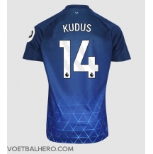 West Ham United Mohammed Kudus #14 Derde tenue 2023-24 Korte Mouwen