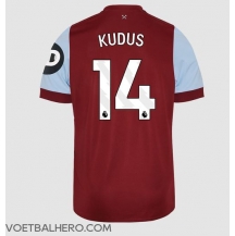 West Ham United Mohammed Kudus #14 Thuis tenue 2023-24 Korte Mouwen