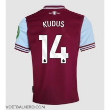 West Ham United Mohammed Kudus #14 Thuis tenue 2024-25 Korte Mouwen