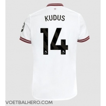 West Ham United Mohammed Kudus #14 Uit tenue 2023-24 Korte Mouwen