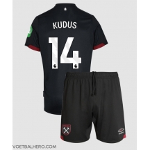 West Ham United Mohammed Kudus #14 Uit tenue Kids 2024-25 Korte Mouwen (+ broek)