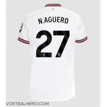 West Ham United Nayef Aguerd #27 Uit tenue 2023-24 Korte Mouwen