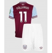 West Ham United Niclas Fullkrug #11 Thuis tenue Kids 2024-25 Korte Mouwen (+ broek)