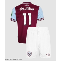 West Ham United Niclas Fullkrug #11 Thuis tenue Kids 2024-25 Korte Mouwen (+ broek)