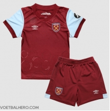 West Ham United Thuis tenue Kids 2023-24 Korte Mouwen (+ broek)