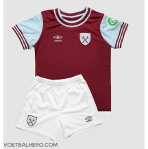 West Ham United Thuis tenue Kids 2024-25 Korte Mouwen (+ broek)