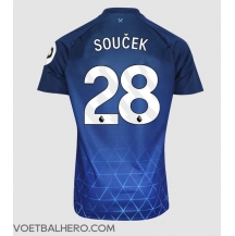 West Ham United Tomas Soucek #28 Derde tenue 2023-24 Korte Mouwen