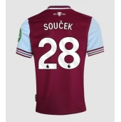 West Ham United Tomas Soucek #28 Thuis tenue 2024-25 Korte Mouwen