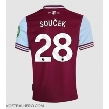 West Ham United Tomas Soucek #28 Thuis tenue 2024-25 Korte Mouwen