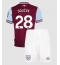 West Ham United Tomas Soucek #28 Thuis tenue Kids 2024-25 Korte Mouwen (+ broek)