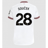 West Ham United Tomas Soucek #28 Uit tenue 2023-24 Korte Mouwen