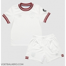 West Ham United Uit tenue Kids 2023-24 Korte Mouwen (+ broek)