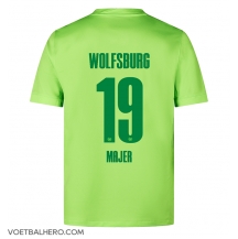 Wolfsburg Lovro Majer #19 Thuis tenue 2024-25 Korte Mouwen