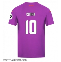 Wolves Matheus Cunha #10 Derde tenue 2024-25 Korte Mouwen