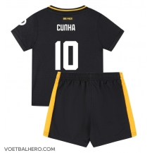 Wolves Matheus Cunha #10 Uit tenue Kids 2024-25 Korte Mouwen (+ broek)