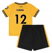 Wolves Matheus Cunha #12 Thuis tenue Kids 2024-25 Korte Mouwen (+ broek)