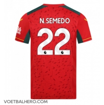 Wolves Nelson Semedo #22 Uit tenue 2023-24 Korte Mouwen