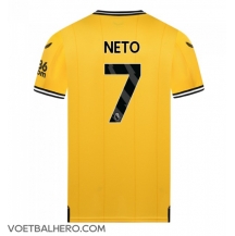 Wolves Pedro Neto #7 Thuis tenue 2023-24 Korte Mouwen