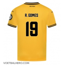 Wolves Rodrigo Gomes #19 Thuis tenue 2024-25 Korte Mouwen