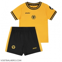 Wolves Thuis tenue Kids 2024-25 Korte Mouwen (+ broek)