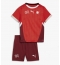 Zwitserland Thuis tenue Kids EK 2024 Korte Mouwen (+ broek)